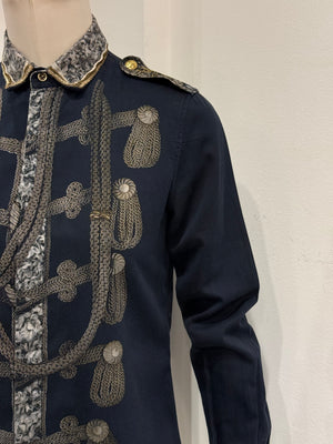 A/W2009 Dolce & Gabbana trompe l’oeil Napoleon officer shirt