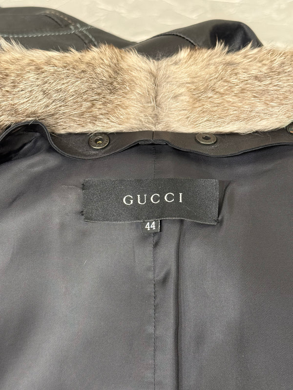 1999 Gucci by Tom Ford 2 in 1 fur leather jacket