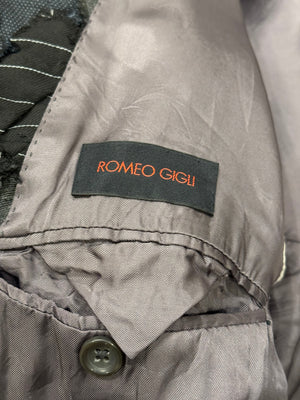 2000s Romeo Gigli handmade patchwork blazer