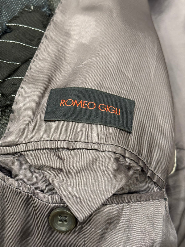 2000s Romeo Gigli handmade patchwork blazer