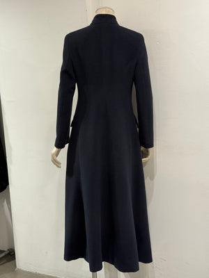 1990s Giorgio Armani side slit long coat