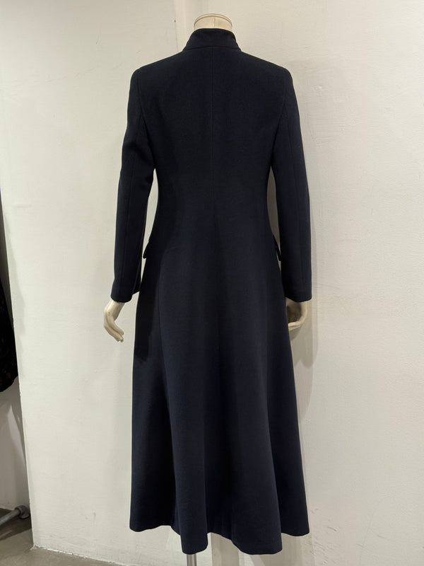 1990s Giorgio Armani side slit long coat