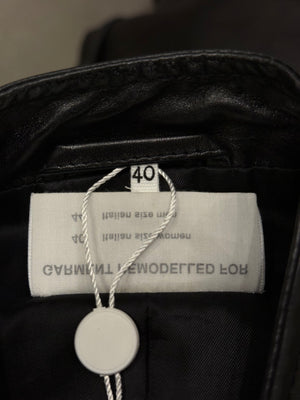 2023 Maison Margiela asymmetric 5-zip leather vest