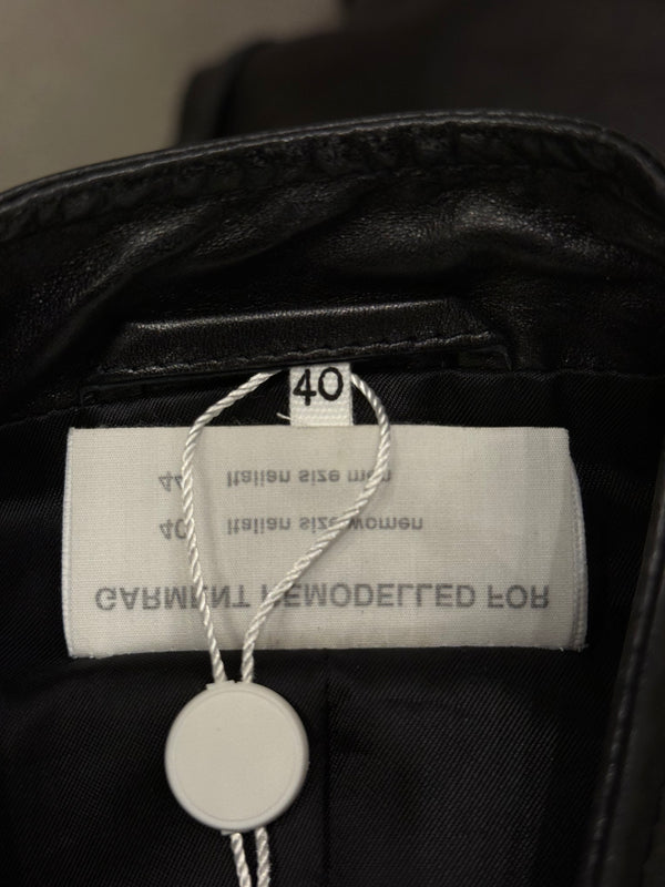 2023 Maison Margiela asymmetric 5-zip leather vest