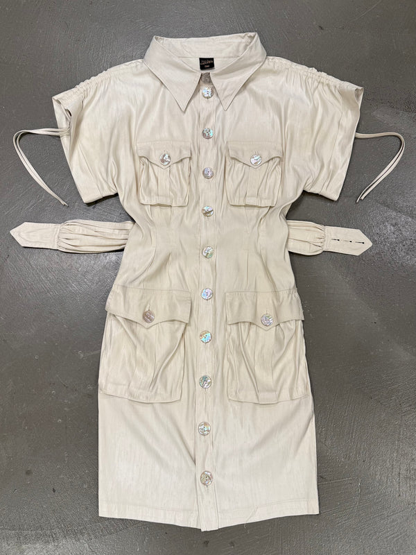 S/S2005 Jean Paul Gaultier runway safari dress