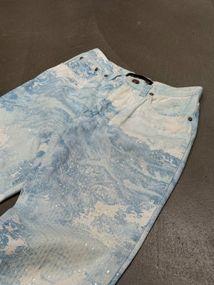 1990s Roberto Cavalli sequin printed pants