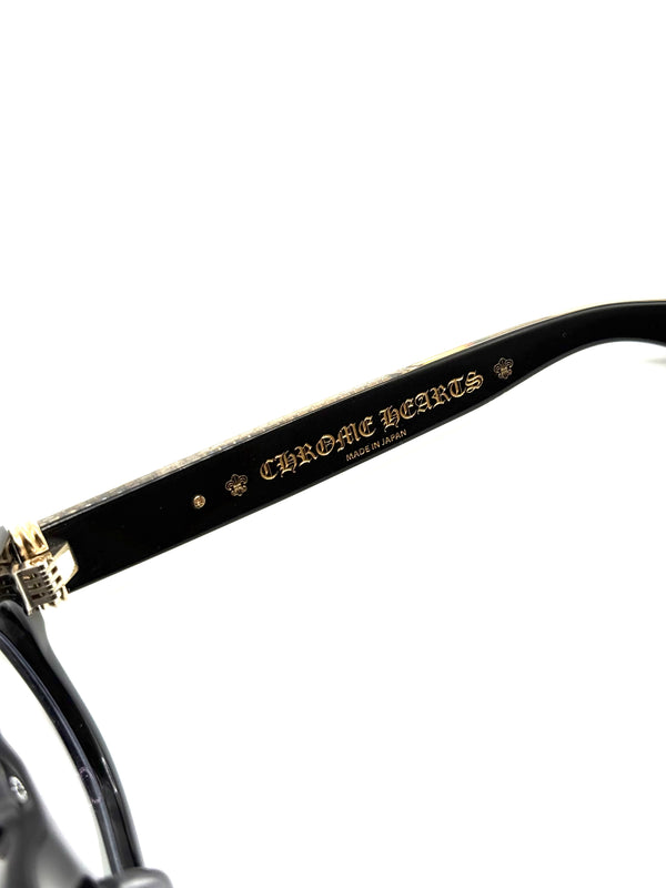 Chrome Hearts “Cuntvoluted” 18k gold plated dagger sunglasses
