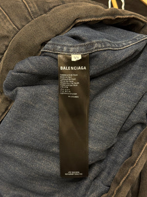 2023 Balenciaga padded denim jacket