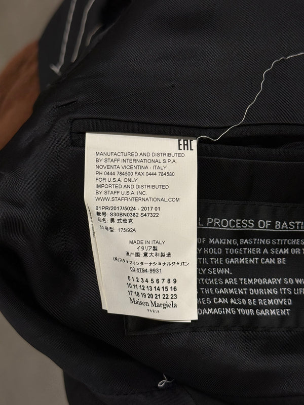 S/S2017 Maison Margiela runway basting stitch jacket