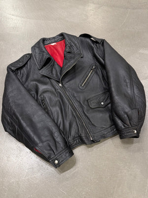 1990s Emporio Armani biker leather jacket