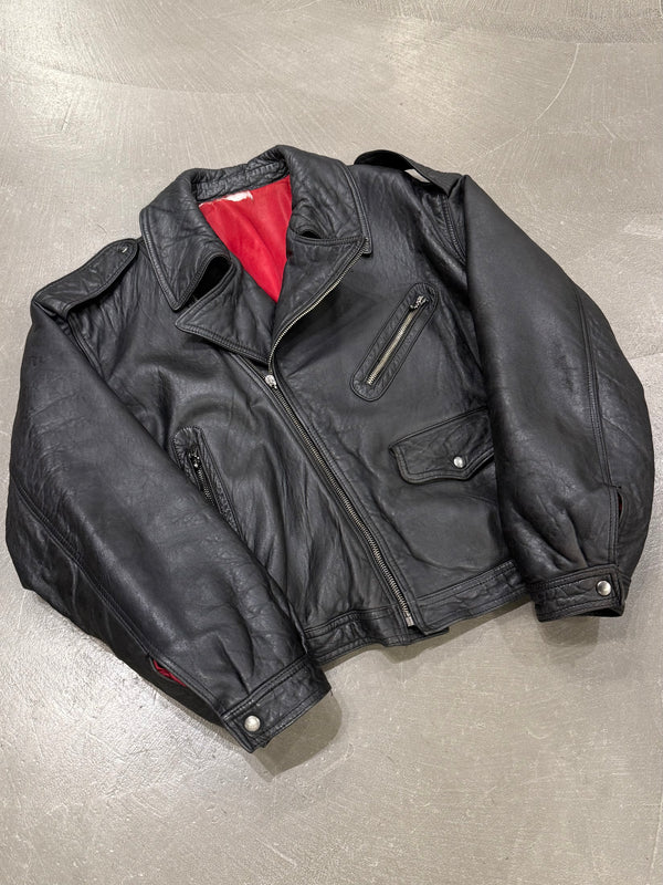 1990s Emporio Armani biker leather jacket