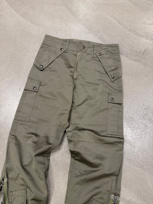 A/W2008 Dolce & Gabbana double zip military cargo pants