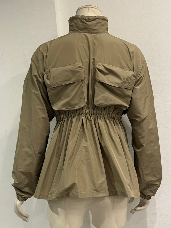 F/W1999 Miu Miu sample nylon utility logo cargo jacket