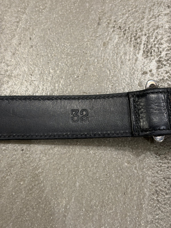 Chrome Hearts 1 inch 3-piece leather roller belt