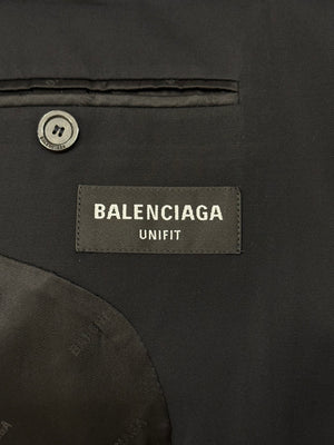 2021 Balenciaga runway oversized multipocket jacket and trousers suit