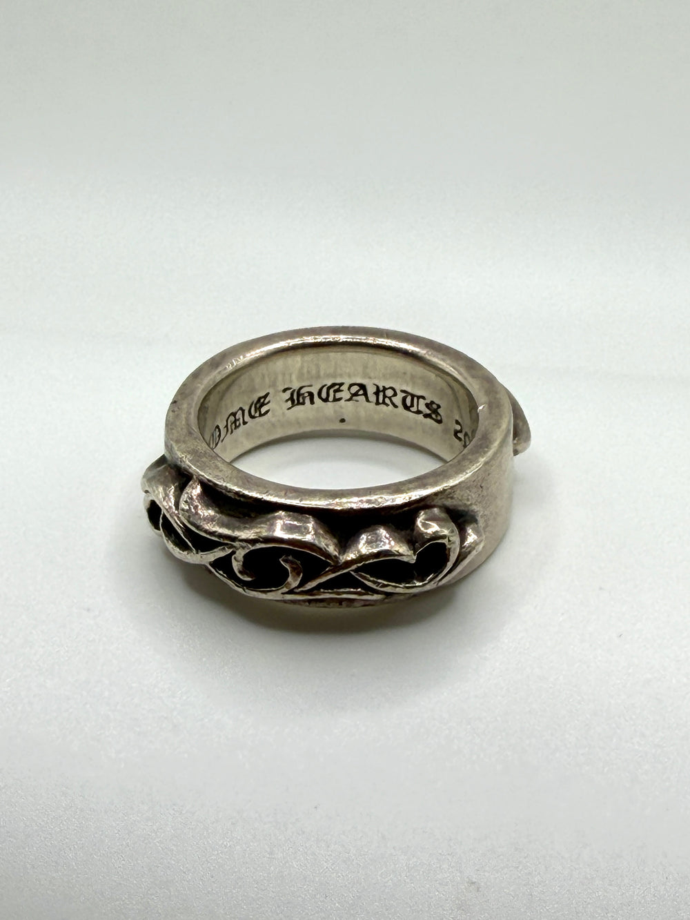 Chrome Hearts double narrow vine band ring