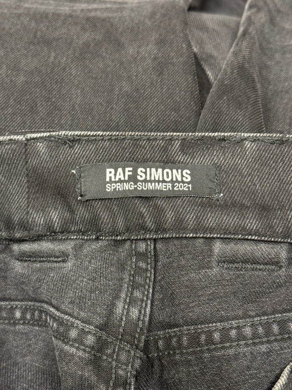S/S 2021 Raf Simons flared patchwork jeans