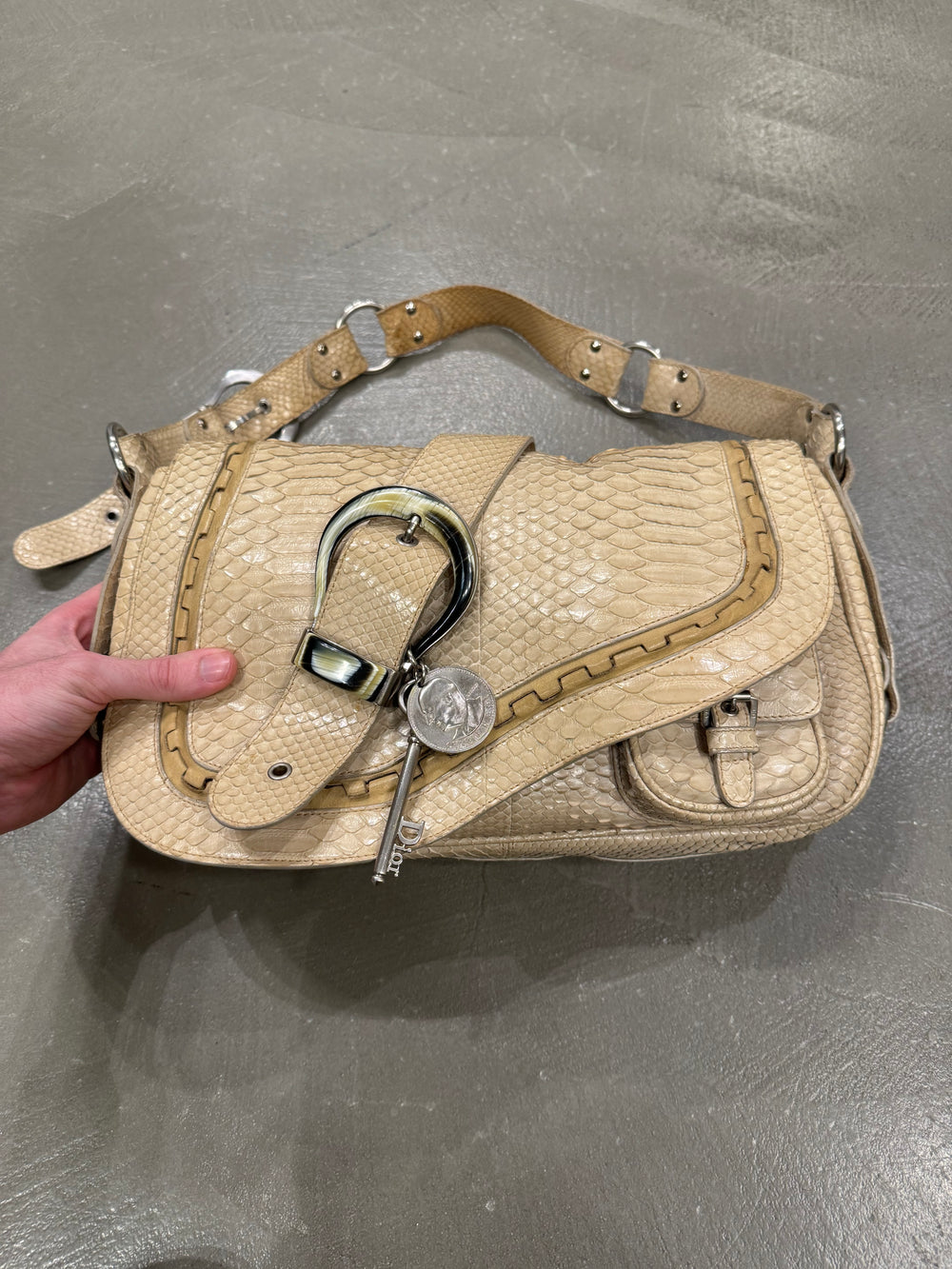 2000s Dior by John Galliano python bag - limited editions