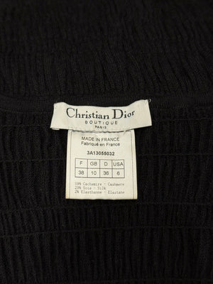 A/W2003 Christian Dior by John Galliano cachemire and silk bondage knit