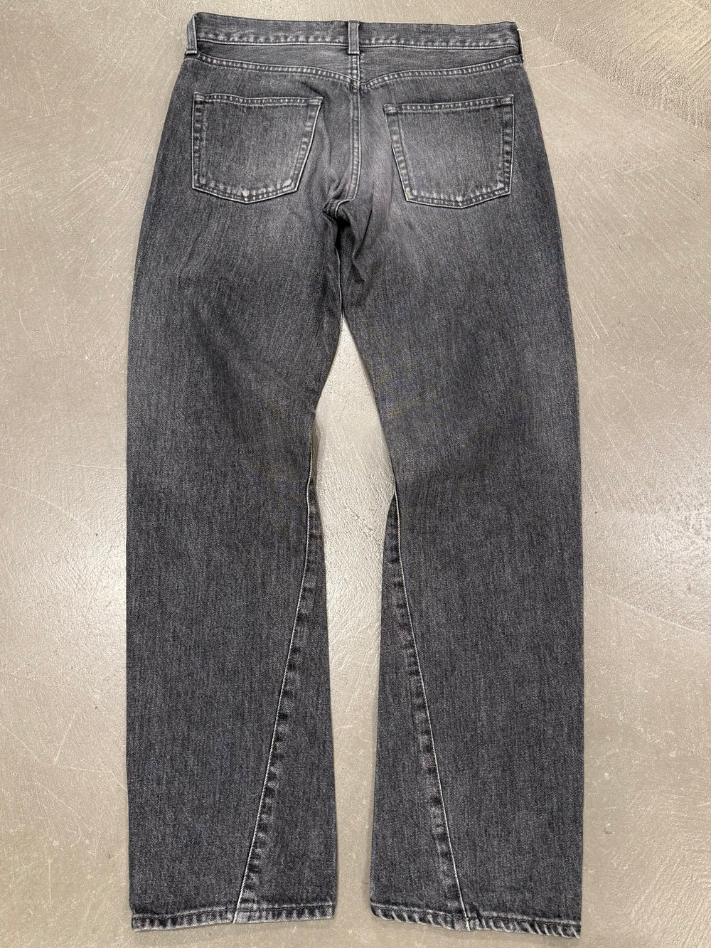 2017 Balenciaga faded straight leg jeans
