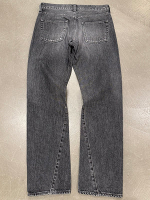 2017 Balenciaga faded straight leg jeans