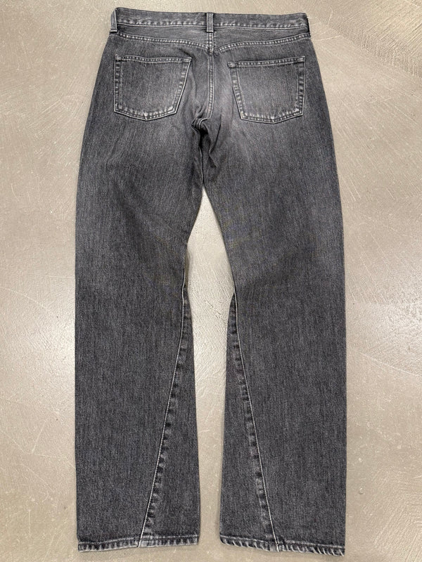 2017 Balenciaga faded straight leg jeans