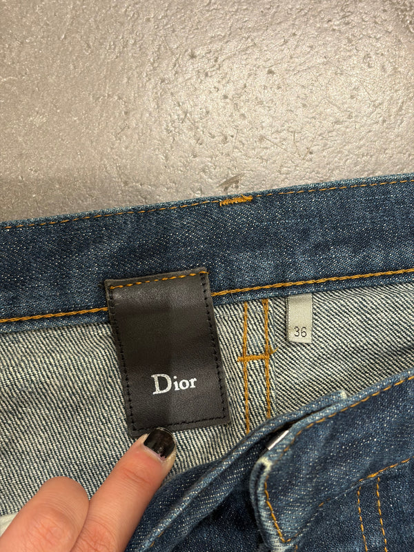 2000s Dior raw denim
