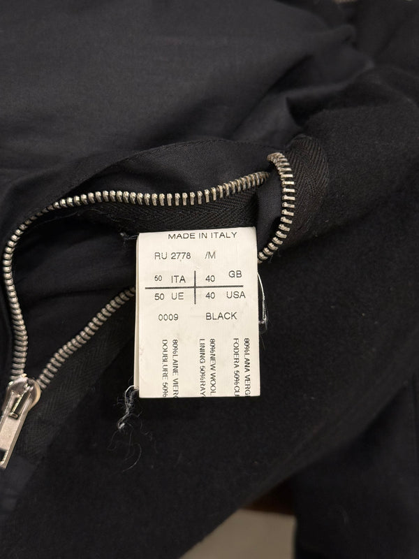 F/W2011 Rick Owens “LIMO" metal hook hooded coat