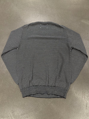 A/W2017 Maison Margiela striped elbow patch knit