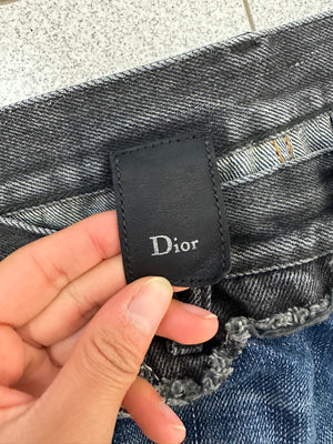 AW2006 Dior by Hedi cummerbund jeans