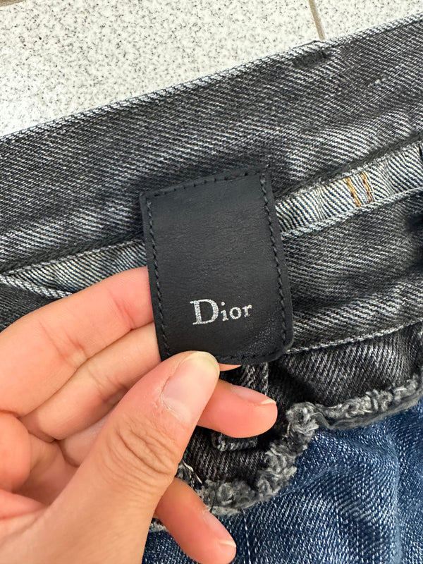 AW2006 Dior by Hedi cummerbund jeans