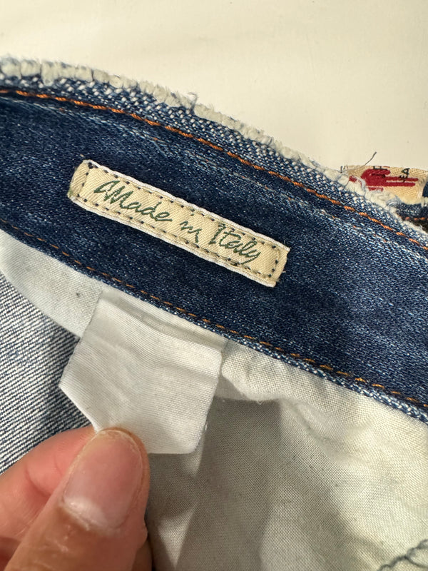 1990s Jean Paul Gaultier patchwork jeans