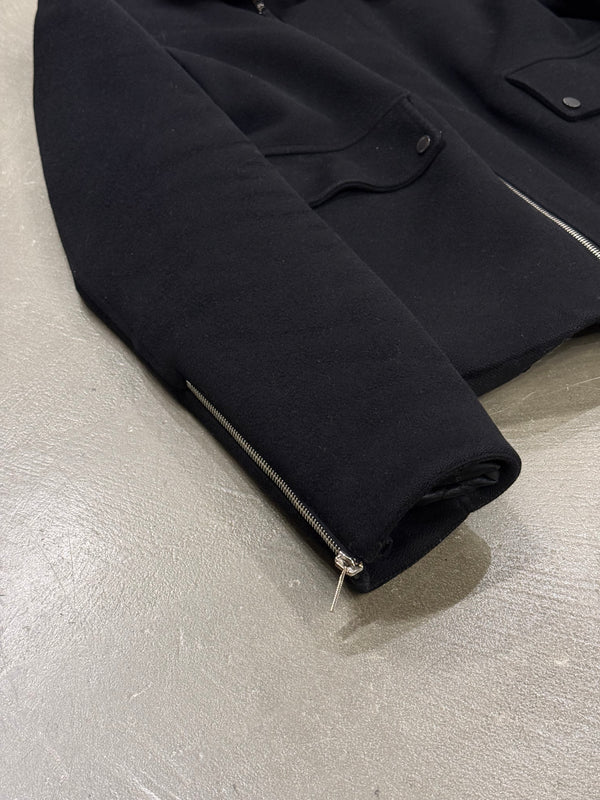 2010s Dior by KVA shearling wool jacket