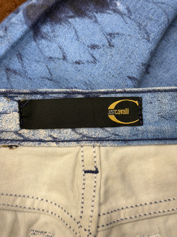 2000s Cavalli printed jeans
