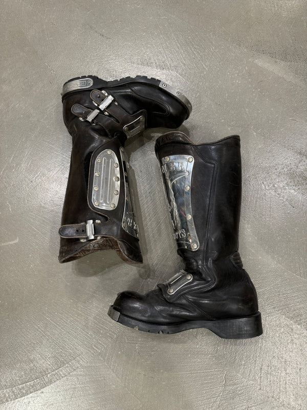 1990s Kadoya armored biker boots