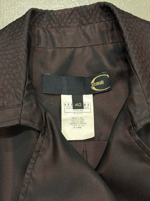 2000s Cavalli iridescent cropped jacket
