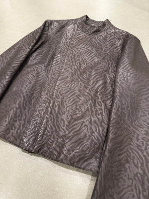 2014 Emporio Armani camo leather jacket