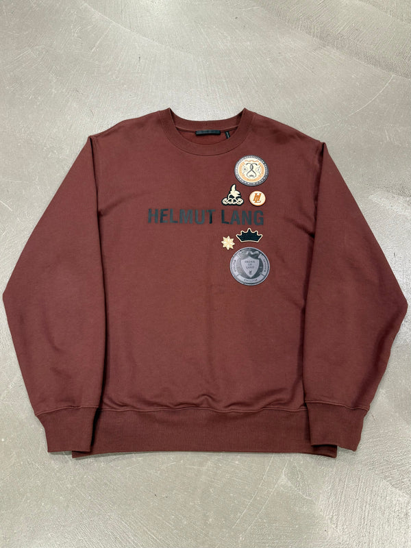 2020s Helmut Lang multi patch logo sweatshirt