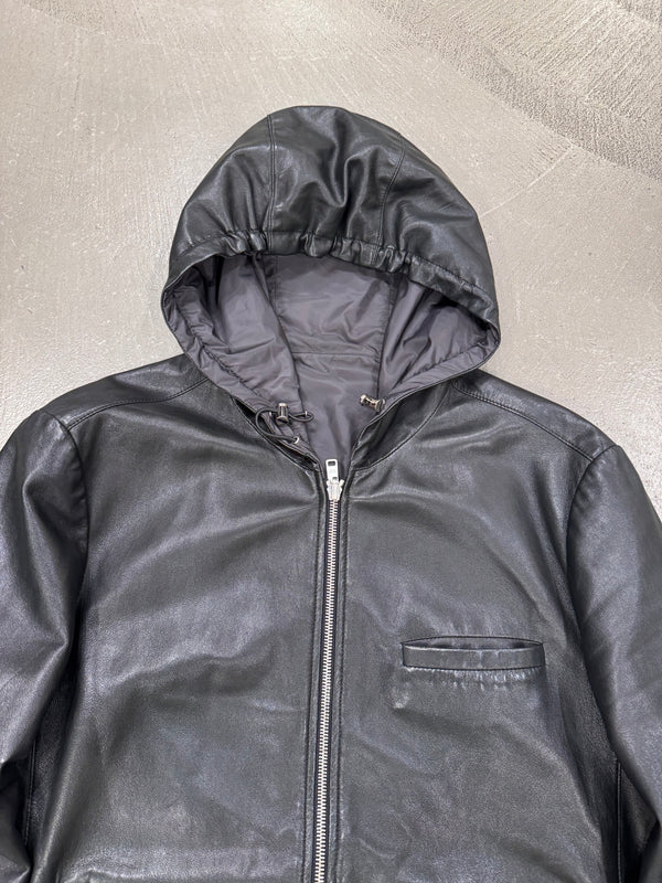 2015 Prada reversible 2 in 1 leather jacket