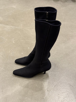 1999 Prada nylon heeled boots