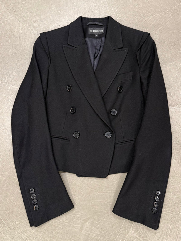 2010s Ann Demeulemeester double-breasted cropped Blazer