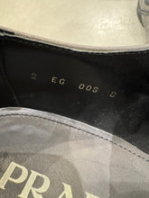 Load image into Gallery viewer, 2000s Prada grey leather derby shoes
