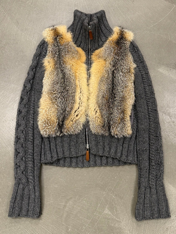 2007 Gucci fur cardigan