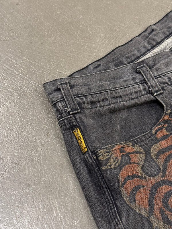 1990s Armani tiger print shorts