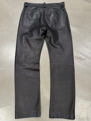 1990s Dolce & Gabbana leather pants