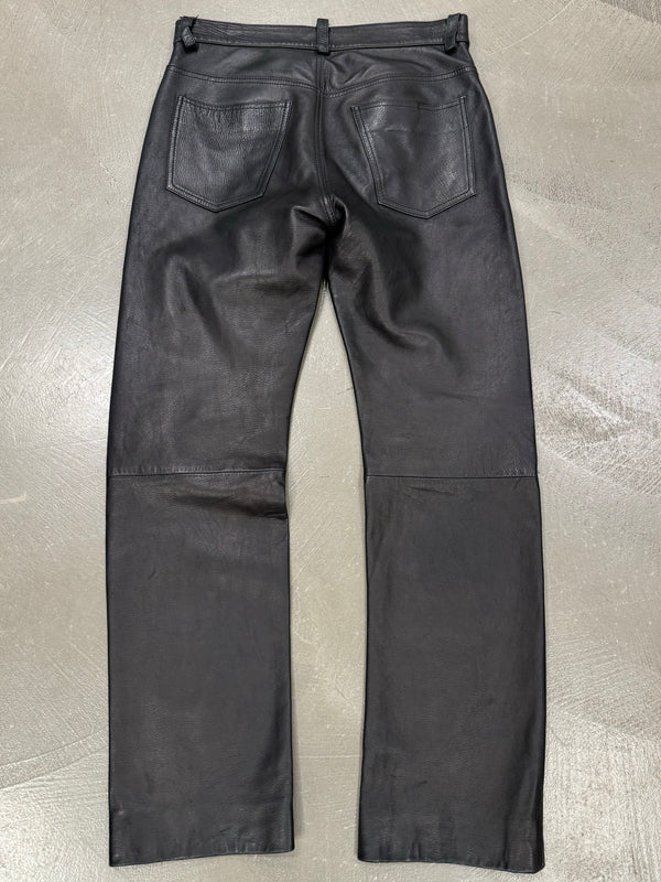 1990s Dolce & Gabbana leather pants
