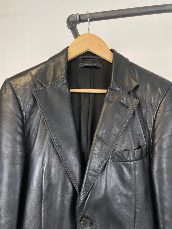 Gucci by Tom Ford leather blazer coat