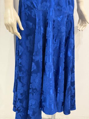 A/W2020 Balenciaga iridescent floral long skirt