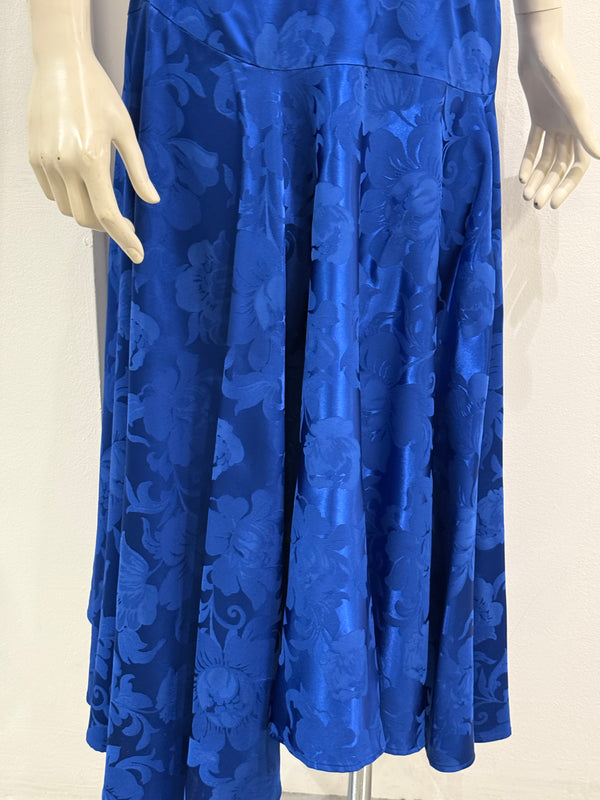 A/W2020 Balenciaga iridescent floral long skirt