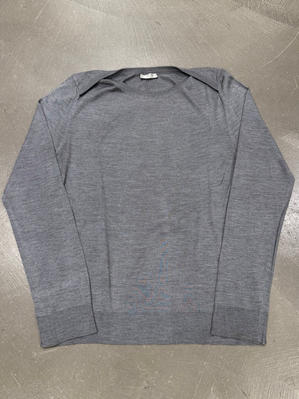 S/S2005 Dior by Hedi Slimane runway silk crewneck sweater